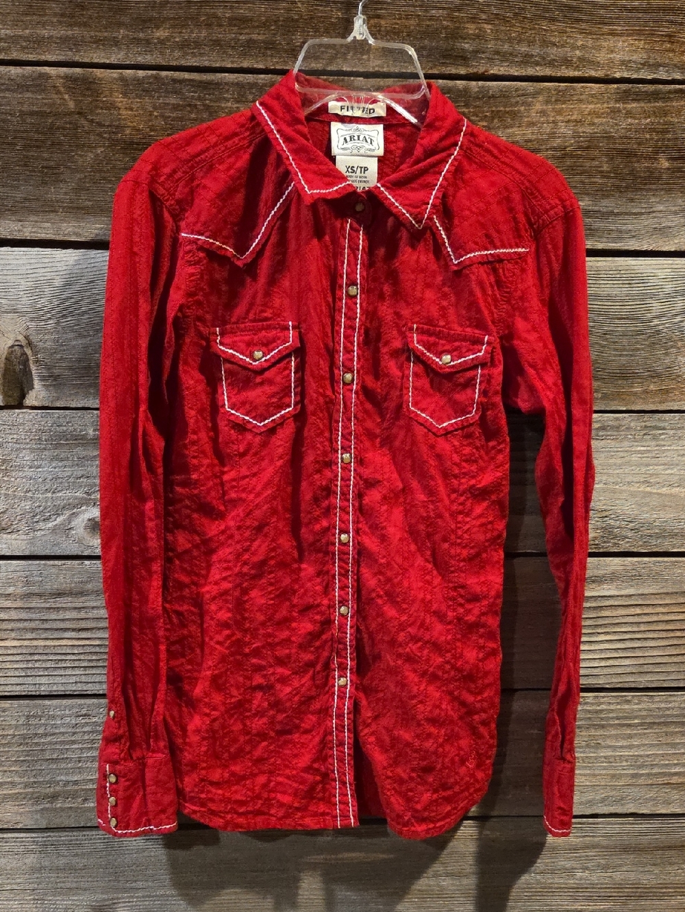 Ariat Embroidered Western Shirt Size XS